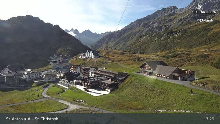 Archiv Foto Webcam St. Christoph am Arlberg