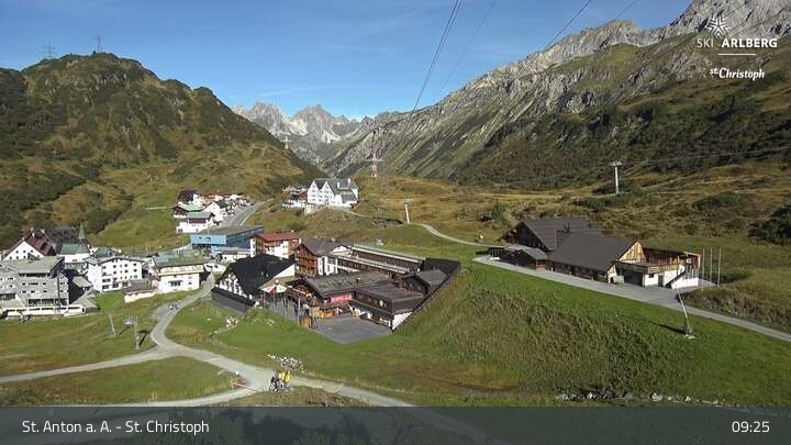 Archived image Webcam St. Christoph (Arlberg mountain)