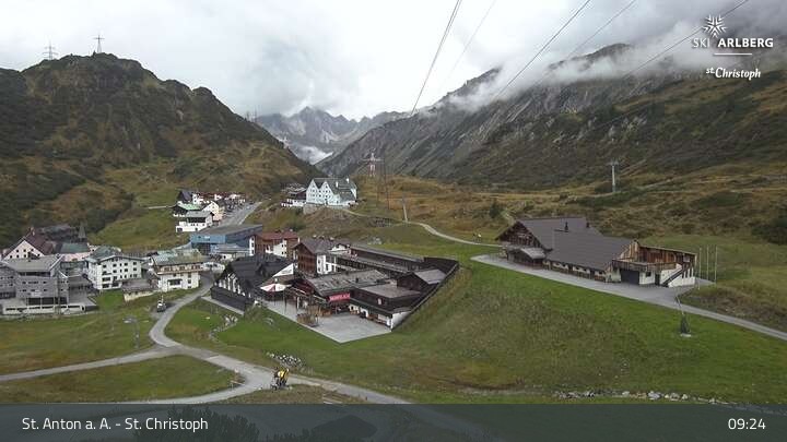 Archiv Foto Webcam St. Christoph am Arlberg