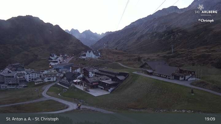 Archiv Foto Webcam St. Christoph am Arlberg