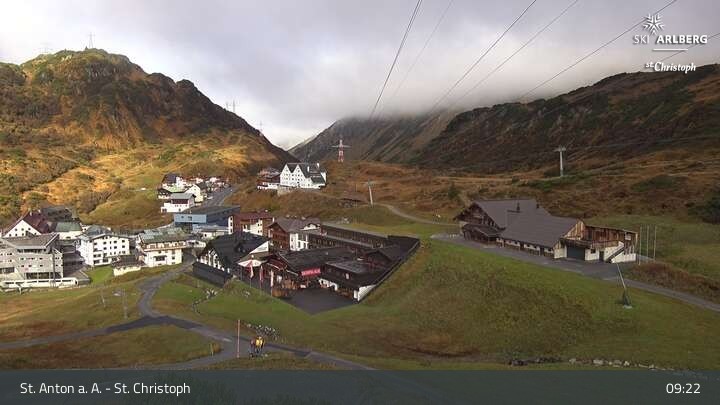 Archiv Foto Webcam St. Christoph am Arlberg