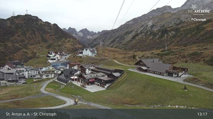 Archiv Foto Webcam St. Christoph am Arlberg