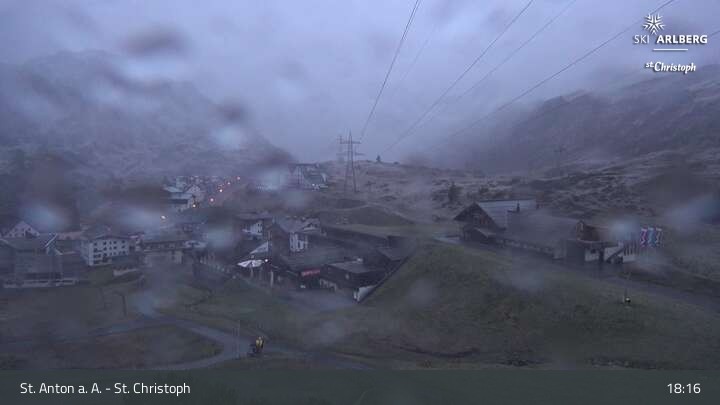 Archiv Foto Webcam St. Christoph am Arlberg