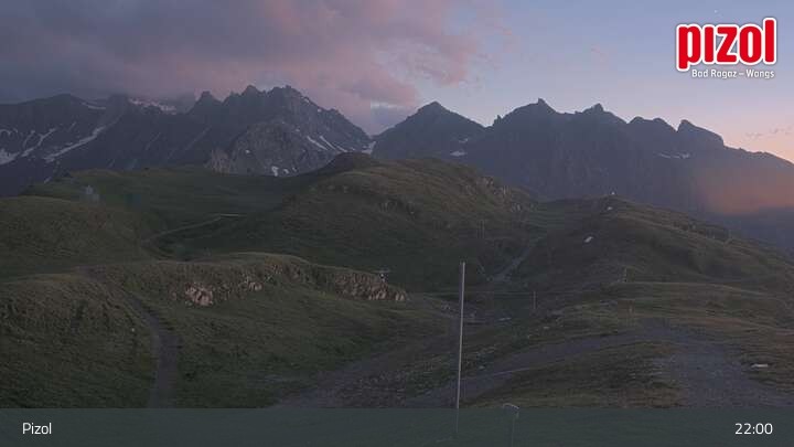 Archived image Webcam Laufböden: Bergstation