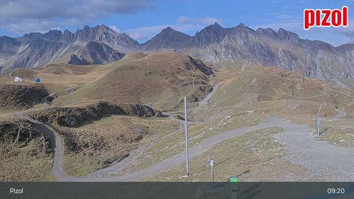 Archived image Webcam Laufböden: Bergstation