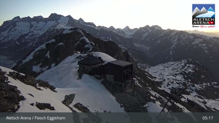 Archived image Webcam Top station Fiescheralp-Eggishorn (Wallis)