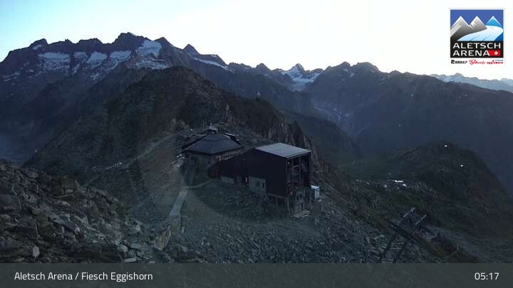 Archiv Foto Webcam Bergstation Fiescheralp-Eggishorn (Wallis)
