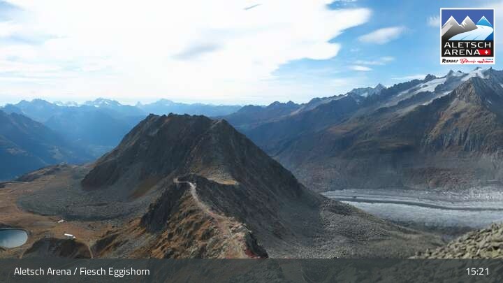 Archived image Webcam Top station Fiescheralp-Eggishorn (Wallis)