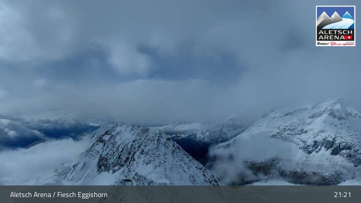 Archived image Webcam Top station Fiescheralp-Eggishorn (Wallis)