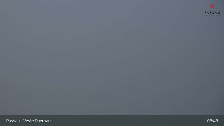 Archiv Foto Webcam Passau: Panoramablick auf Donau, Ortspitze und Altstadt