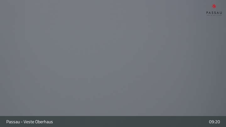 Archiv Foto Webcam Passau: Panoramablick auf Donau, Ortspitze und Altstadt