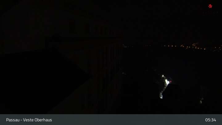 Archiv Foto Webcam Passau: Panoramablick auf Donau, Ortspitze und Altstadt