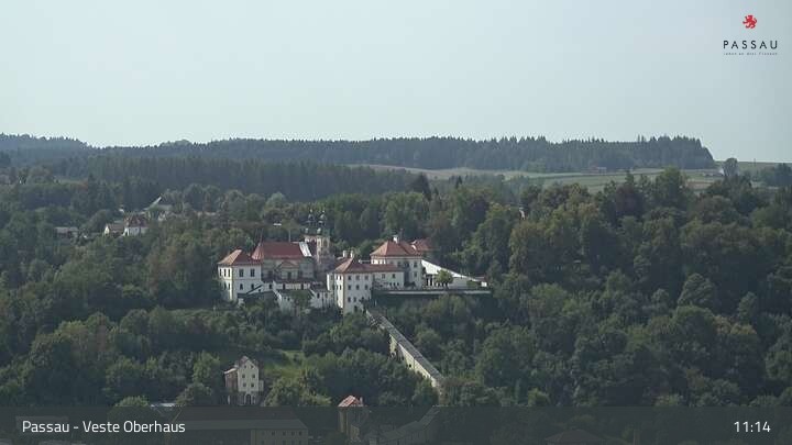 Archived image Webcam Passau City Centre and Danube