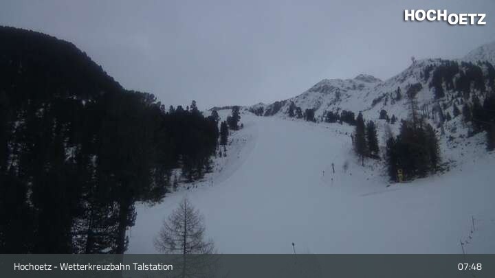 Archiv Foto Webcam Blick vom Wetterkreuzlift ins Skigebiet