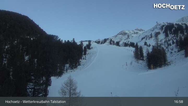 Archiv Foto Webcam Blick vom Wetterkreuzlift ins Skigebiet