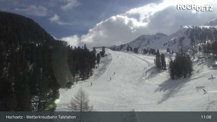 Archiv Foto Webcam Blick vom Wetterkreuzlift ins Skigebiet