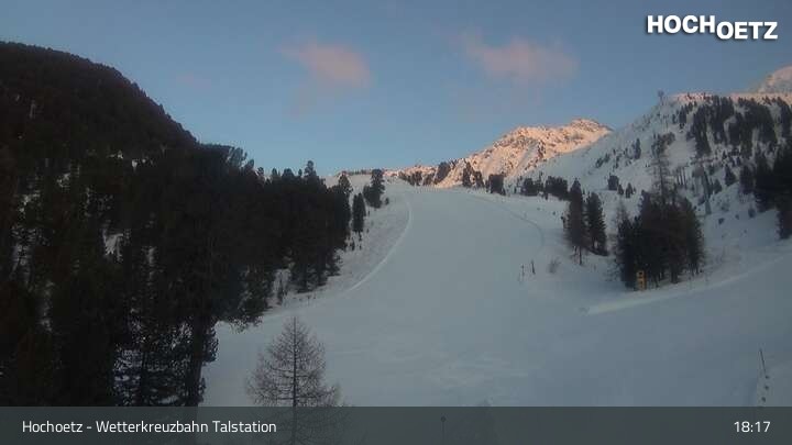 Archiv Foto Webcam Blick vom Wetterkreuzlift ins Skigebiet