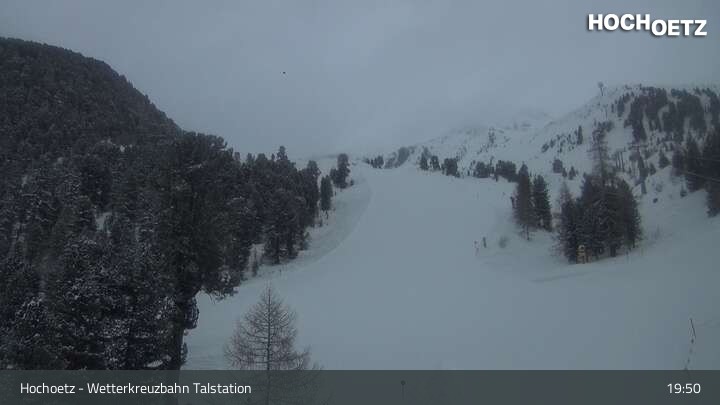 Archiv Foto Webcam Blick vom Wetterkreuzlift ins Skigebiet