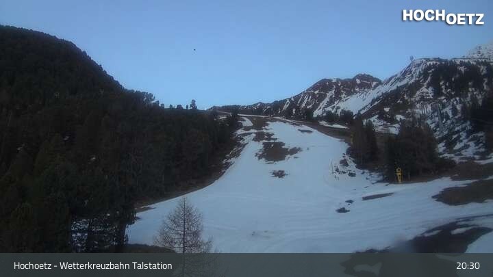 Archiv Foto Webcam Blick vom Wetterkreuzlift ins Skigebiet