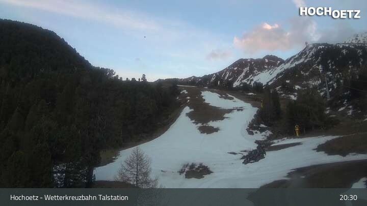 Archiv Foto Webcam Blick vom Wetterkreuzlift ins Skigebiet