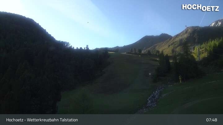 Archiv Foto Webcam Blick vom Wetterkreuzlift ins Skigebiet