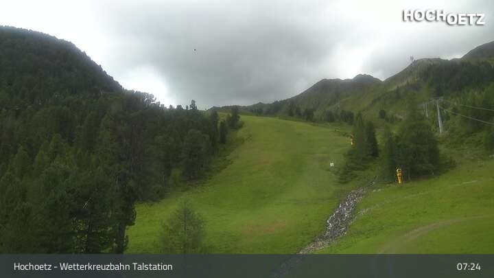 Archiv Foto Webcam Blick vom Wetterkreuzlift ins Skigebiet