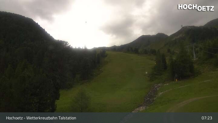 Archiv Foto Webcam Blick vom Wetterkreuzlift ins Skigebiet