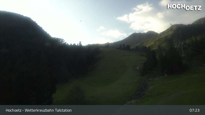 Archiv Foto Webcam Blick vom Wetterkreuzlift ins Skigebiet