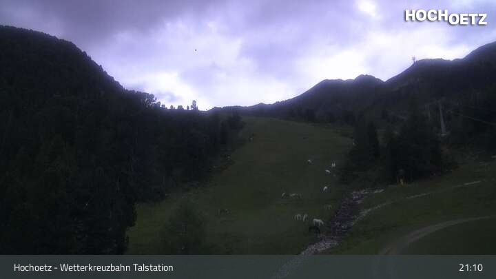 Archiv Foto Webcam Blick vom Wetterkreuzlift ins Skigebiet