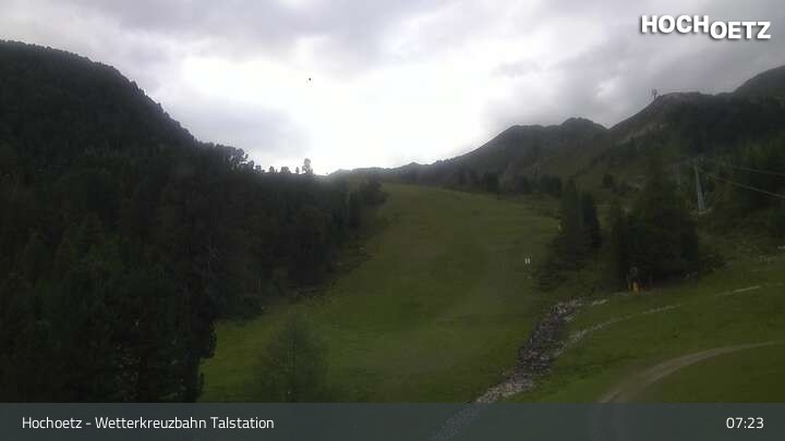 Archiv Foto Webcam Blick vom Wetterkreuzlift ins Skigebiet