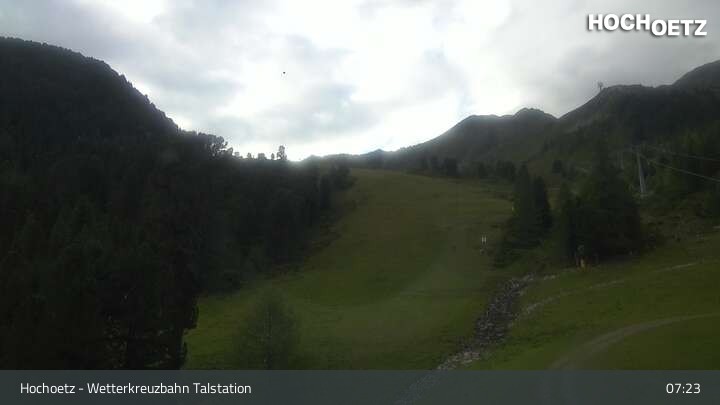 Archiv Foto Webcam Blick vom Wetterkreuzlift ins Skigebiet