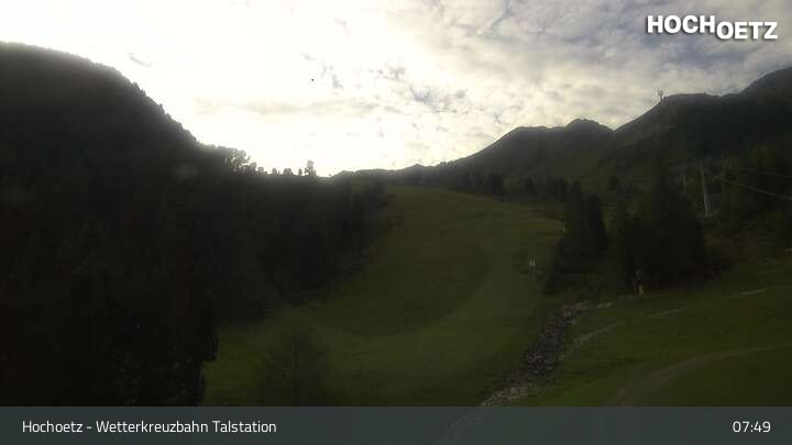 Archiv Foto Webcam Blick vom Wetterkreuzlift ins Skigebiet