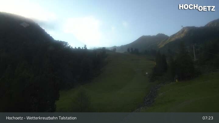 Archiv Foto Webcam Blick vom Wetterkreuzlift ins Skigebiet