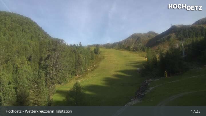 Archiv Foto Webcam Blick vom Wetterkreuzlift ins Skigebiet