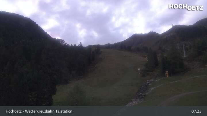 Archiv Foto Webcam Blick vom Wetterkreuzlift ins Skigebiet