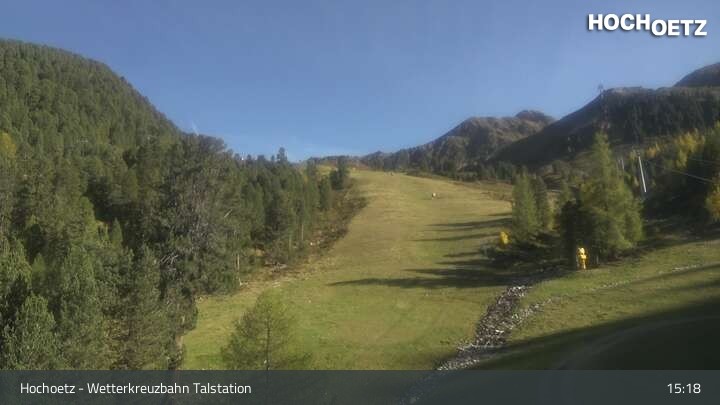 Archiv Foto Webcam Blick vom Wetterkreuzlift ins Skigebiet