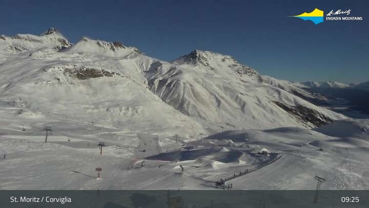 Archiv Foto Webcam Blick von der Bergstation Chantrella