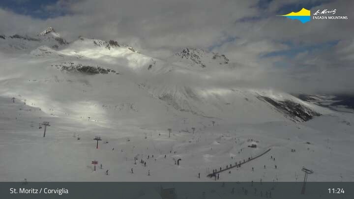 Archiv Foto Webcam Blick von der Bergstation Chantrella