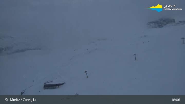 Archiv Foto Webcam Blick von der Bergstation Chantrella