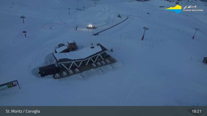 Archiv Foto Webcam Blick von der Bergstation Chantrella