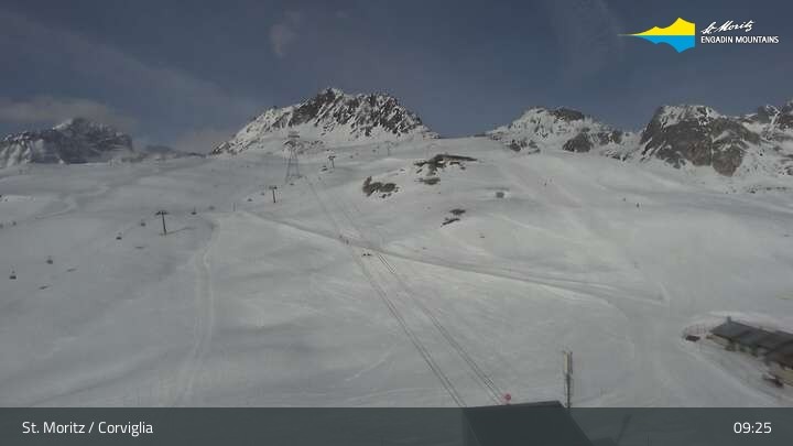 Archiv Foto Webcam Blick von der Bergstation Chantrella