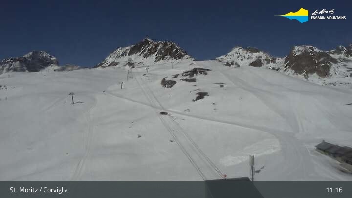 Archiv Foto Webcam Blick von der Bergstation Chantrella