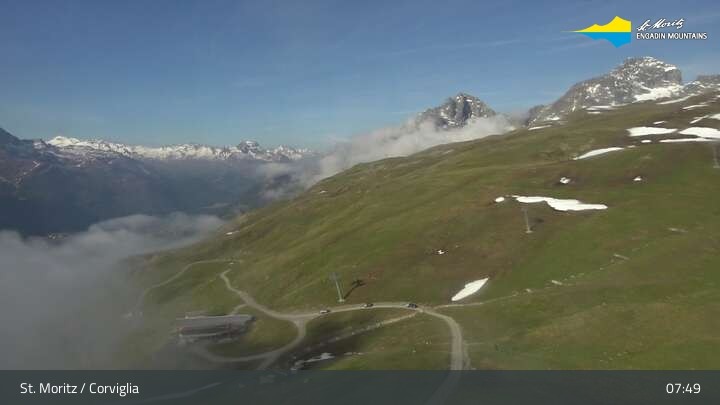 Archiv Foto Webcam Blick von der Bergstation Chantrella