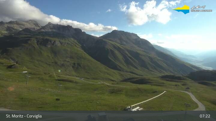 Archiv Foto Webcam Blick von der Bergstation Chantrella
