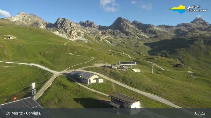 Archived image Webcam mountain station - Chantrella lift