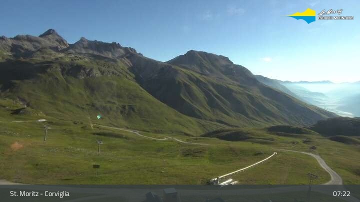 Archiv Foto Webcam Blick von der Bergstation Chantrella