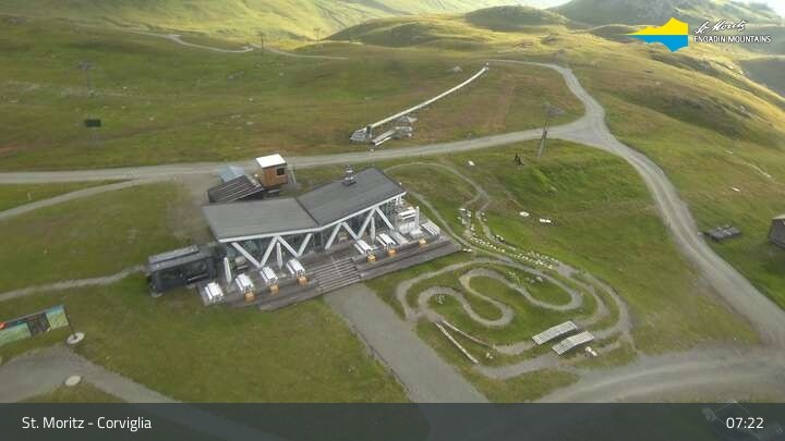 Archiv Foto Webcam Blick von der Bergstation Chantrella