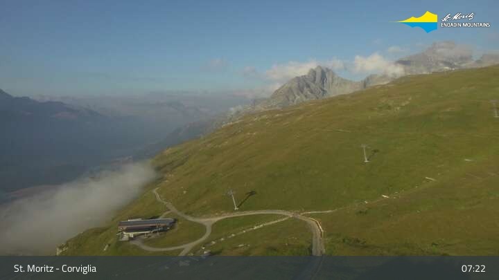 Archiv Foto Webcam Blick von der Bergstation Chantrella