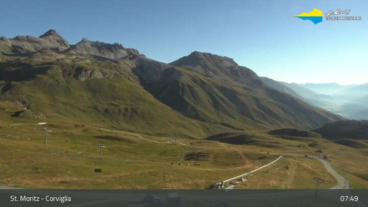 Archiv Foto Webcam Blick von der Bergstation Chantrella