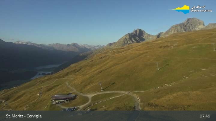 Archiv Foto Webcam Blick von der Bergstation Chantrella